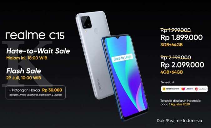 Spesifikasi Realme C15