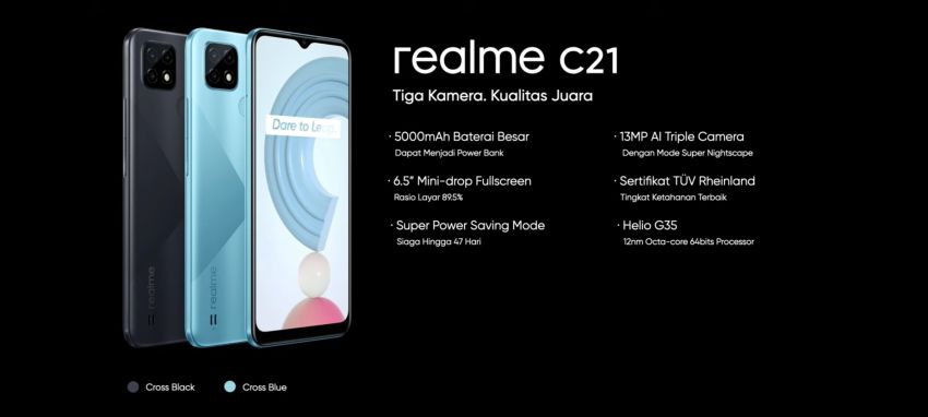 Spesifikasi Realme C21